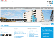 Tablet Screenshot of kreis-unna.de